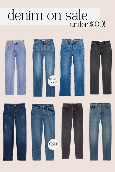 Fall denim on sale under $100

Labor Day weekend sales, straight leg denim, cheeky straight, madewell, everlane, old navy, Abercrombie 


#LTKSeasonal #LTKSale