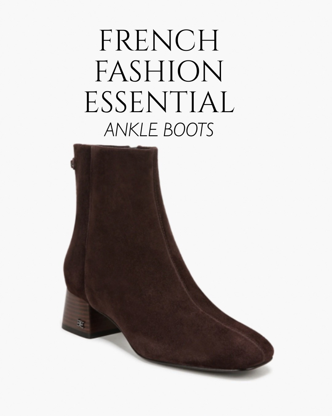 Another French girl style essential for fall is ankle boots. French women love their boots, either in black or brown.

Fall fashion, French style, fall outfit, classic style, French girl style

#LTKOver40
