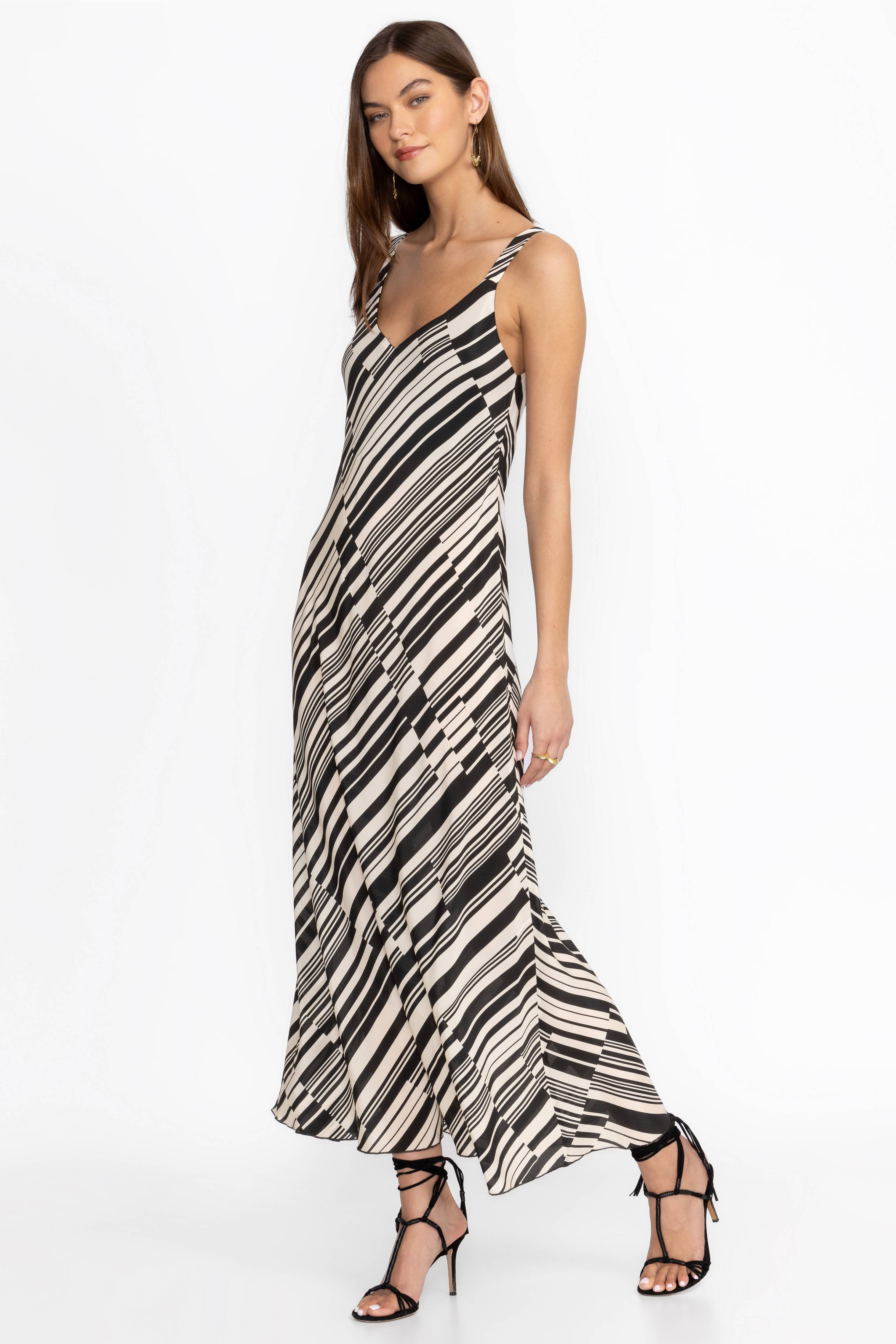 NORMANIA BIAS MAXI DRESS | Johnny Was | Johnny Was
