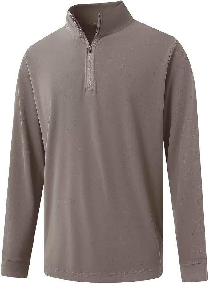 M MAELREG Quarter Zip Pullover Men Stretch Performance Mock Neck Microfleece Golf 1/4 Zip Pullove... | Amazon (US)