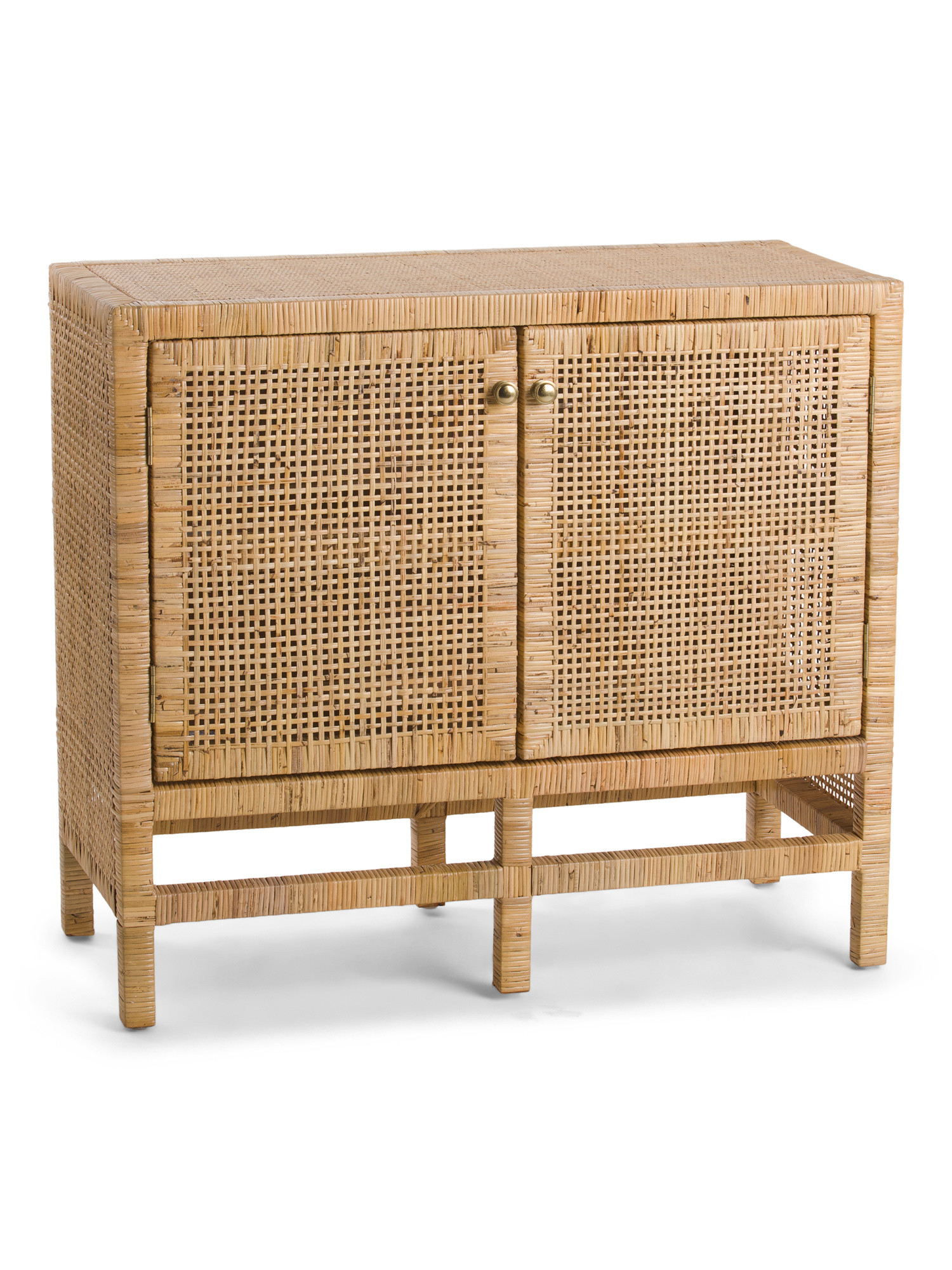 Nabiel Rattan Wrap Two Door Cabinet | Marshalls