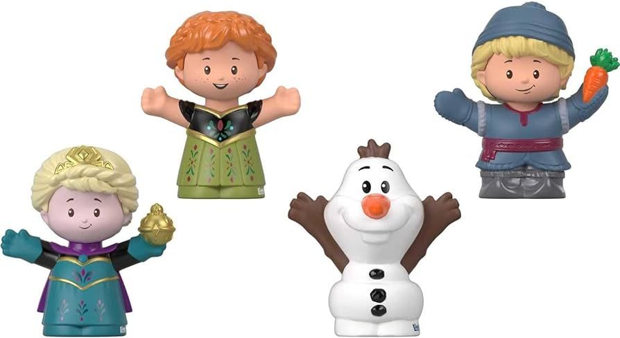 Fisher-Price Little People Toddler Toys Disney Frozen Elsa & Friends Figure Set with Anna Kristof... | Amazon (CA)