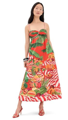 FARM Rio Women's Fruit Trolley Maxi Dress, Fruit Trolley Red, XS | Amazon (US)