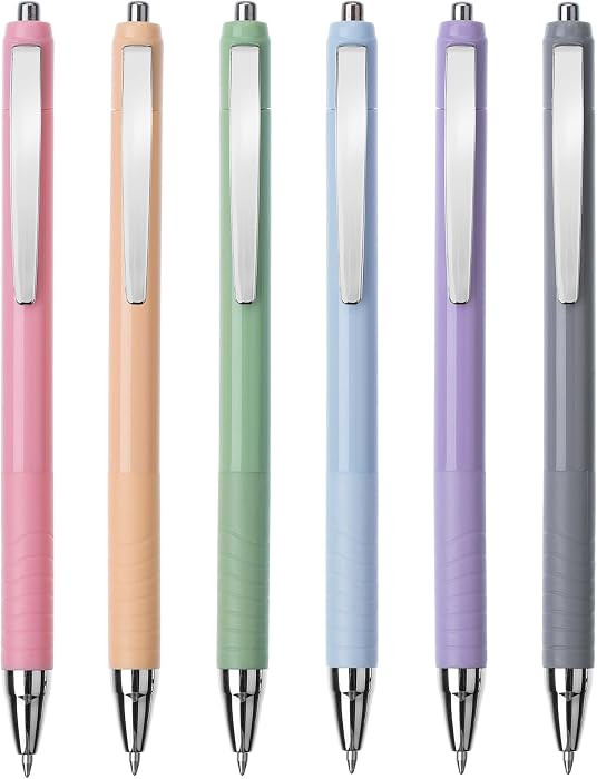 Mr. Pen- Retractable Bible Journaling Pens, 6 Pack, Colored Ink | Amazon (US)