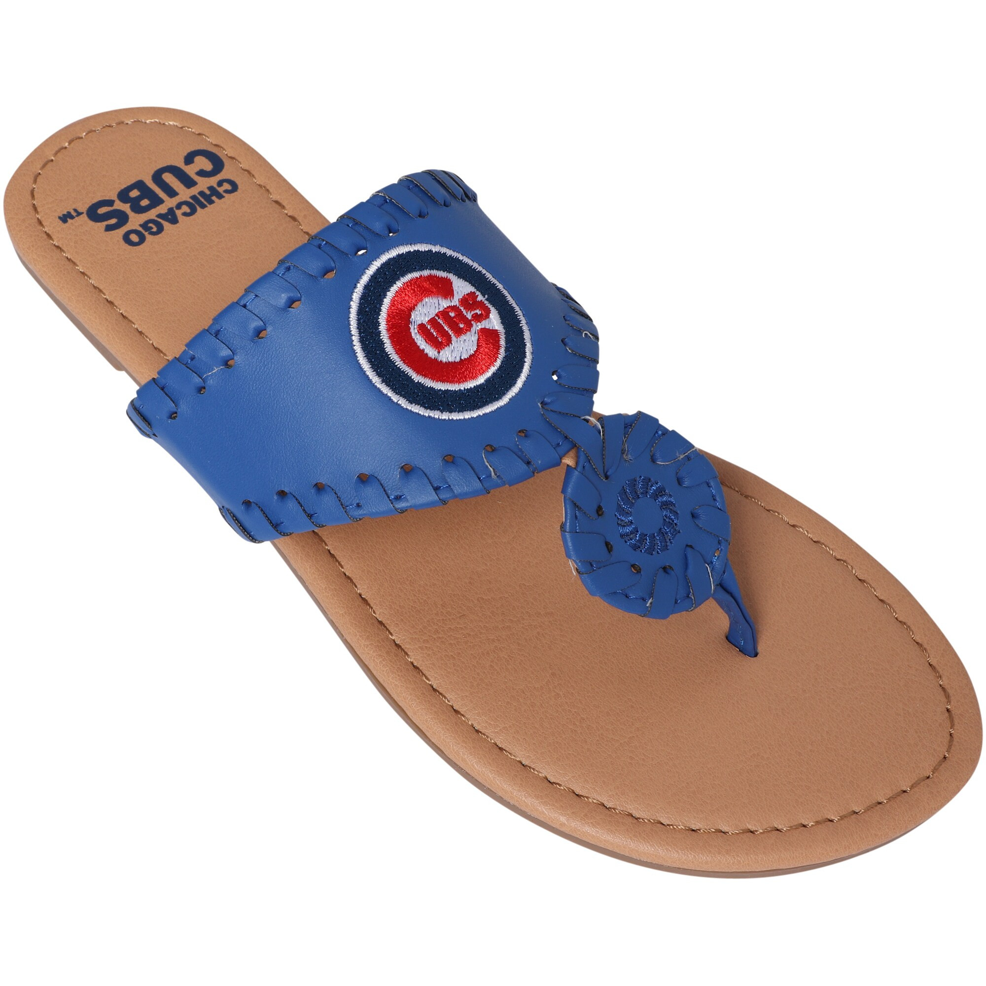 Chicago Cubs Women's Monotone Whipstitch Sandals | Fanatics
