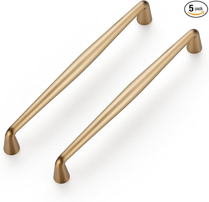 Ravinte 5 Pack 6-1/4 Inch Champagne Bronze Kitchen Cabinet Handles Solid Zinc Alloy Cabinet Pulls... | Amazon (US)
