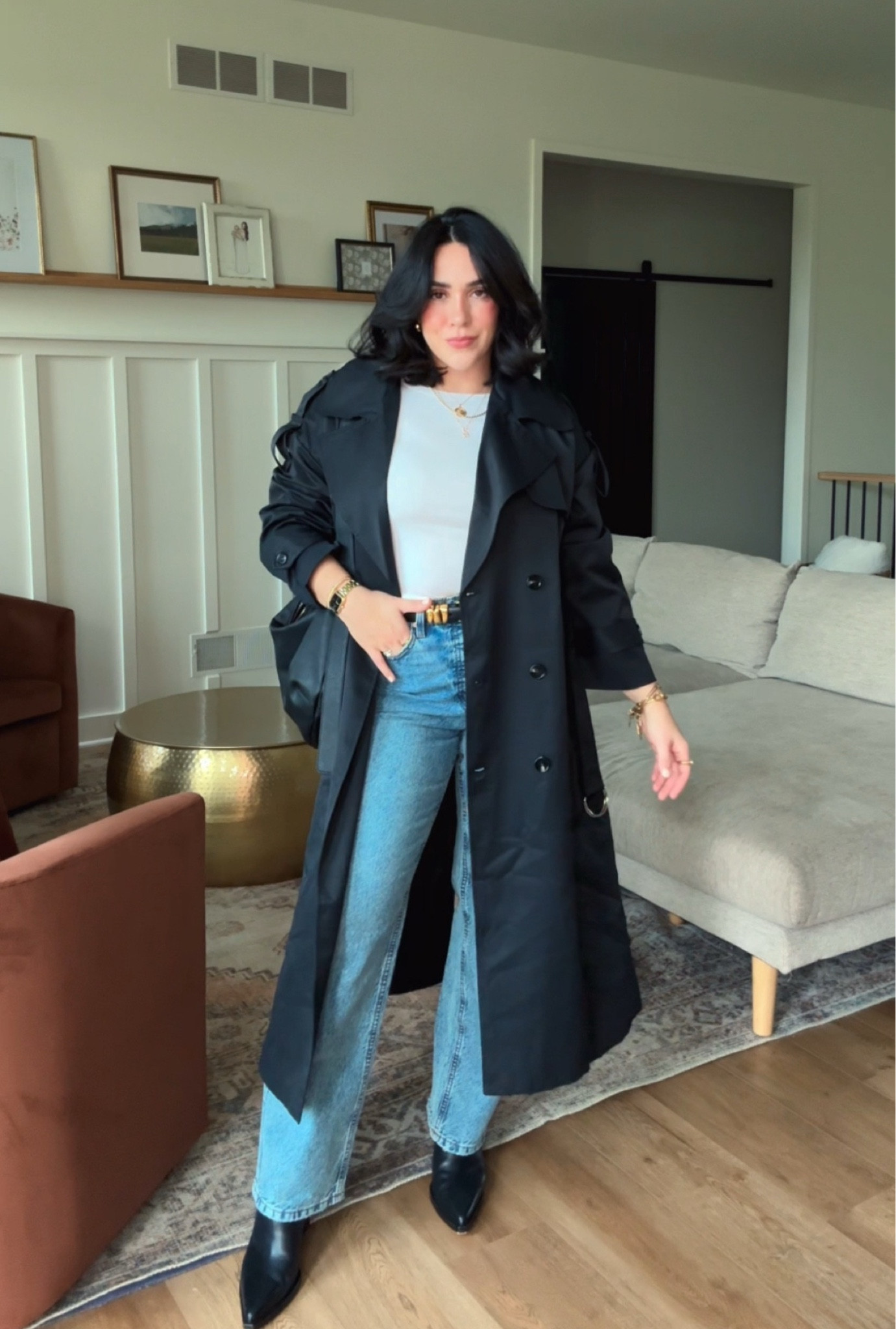 1990s inspired mom style. Jeans 10, top M, jacket L 

midsize style, size 10, apple shape, affordable fashion, amazon fashion, fall fashion, thick thighs, thick belly, holiday look, Christmas outfit, comfy look

#LTKHoliday #LTKStyleTip #LTKParties