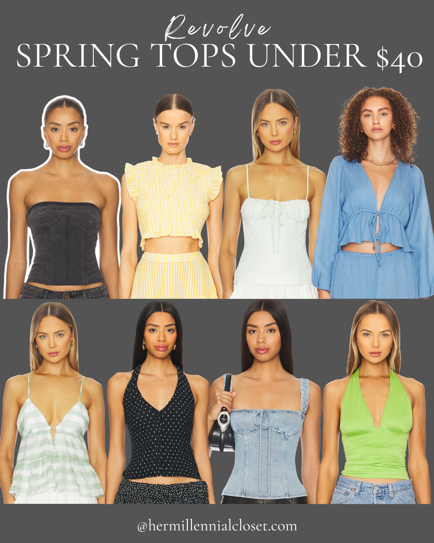 These spring tops from Revolve are the perfect mix of effortless and on-trend, easy to style, easy to love, and budget-friendly.

Grab your favorites before they’re gone!  

 #LTKgrwm #LTKootd