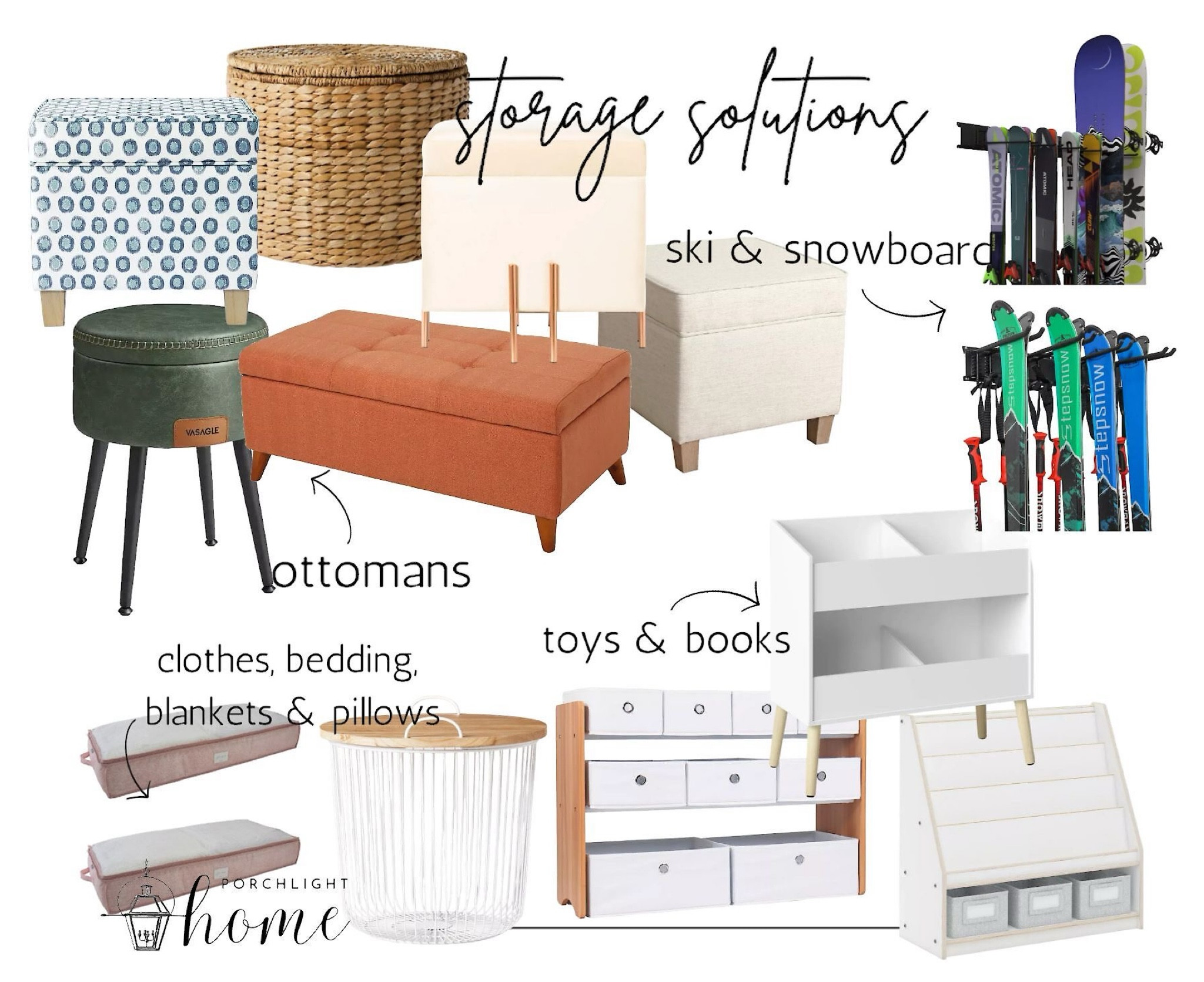 Savvy storage solutions for your home 🏡 .  Look no further, we have storage for every room in your home (even your garage for your skis & snowboards!) 
Storage, ottoman, kids toys, playroom storage, leather ottoman, woven ottoman, ottoman bench, living room, family room, garage storage, organized home, de-cluttered, ski rack, snowboard rack 


#LTKkids #LTKhome #LTKfamily