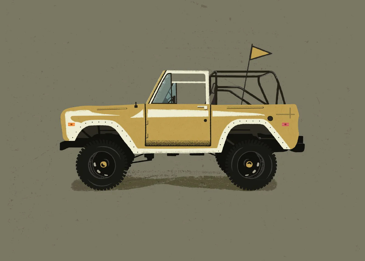 Vintage Bronco | Collection Prints