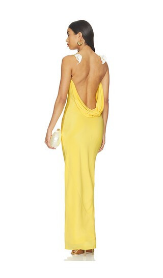 Cult Gaia Celestina Dress in Yellow. - size 4 | Revolve Clothing (Global)