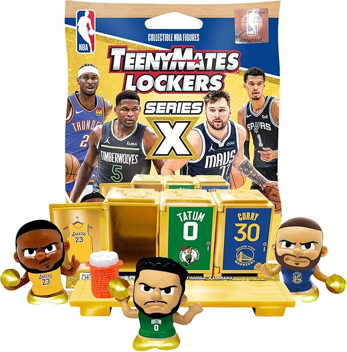 Teenymates Party Animal 2025 Lockers NBA Series X Basketball Figures, 1 Mystery Pack | Amazon (US)