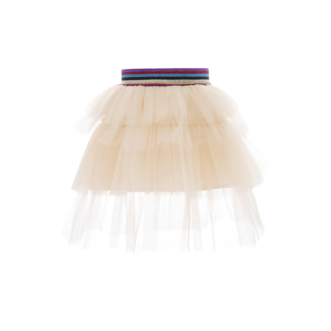Cream MIDI Tutu Skirt | Shop Simon