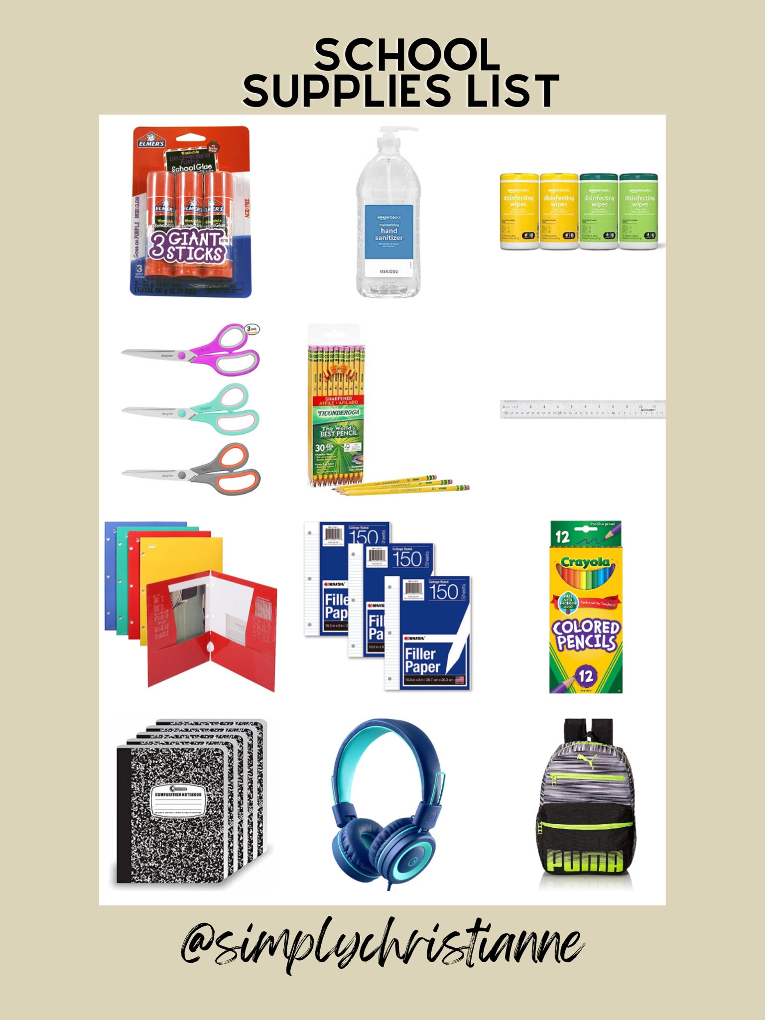 School supplies 

#LTKFind #LTKBacktoSchool #LTKkids