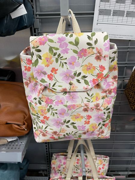 Spring floral backpack purse from Walmart. 

#LTKSeasonal #LTKunder50 #LTKitbag