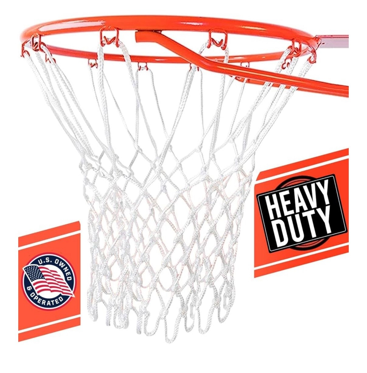 Basketball Net Replacement Heavy Duty - 12 Loops, 5.99 Oz Professional All Weather Anti Whip Nets, Fits Standard Indoor or Outdoor Rims - Premium Basketball Accessories - Hoop Net

#LTKActive #LTKKids #LTKFamily