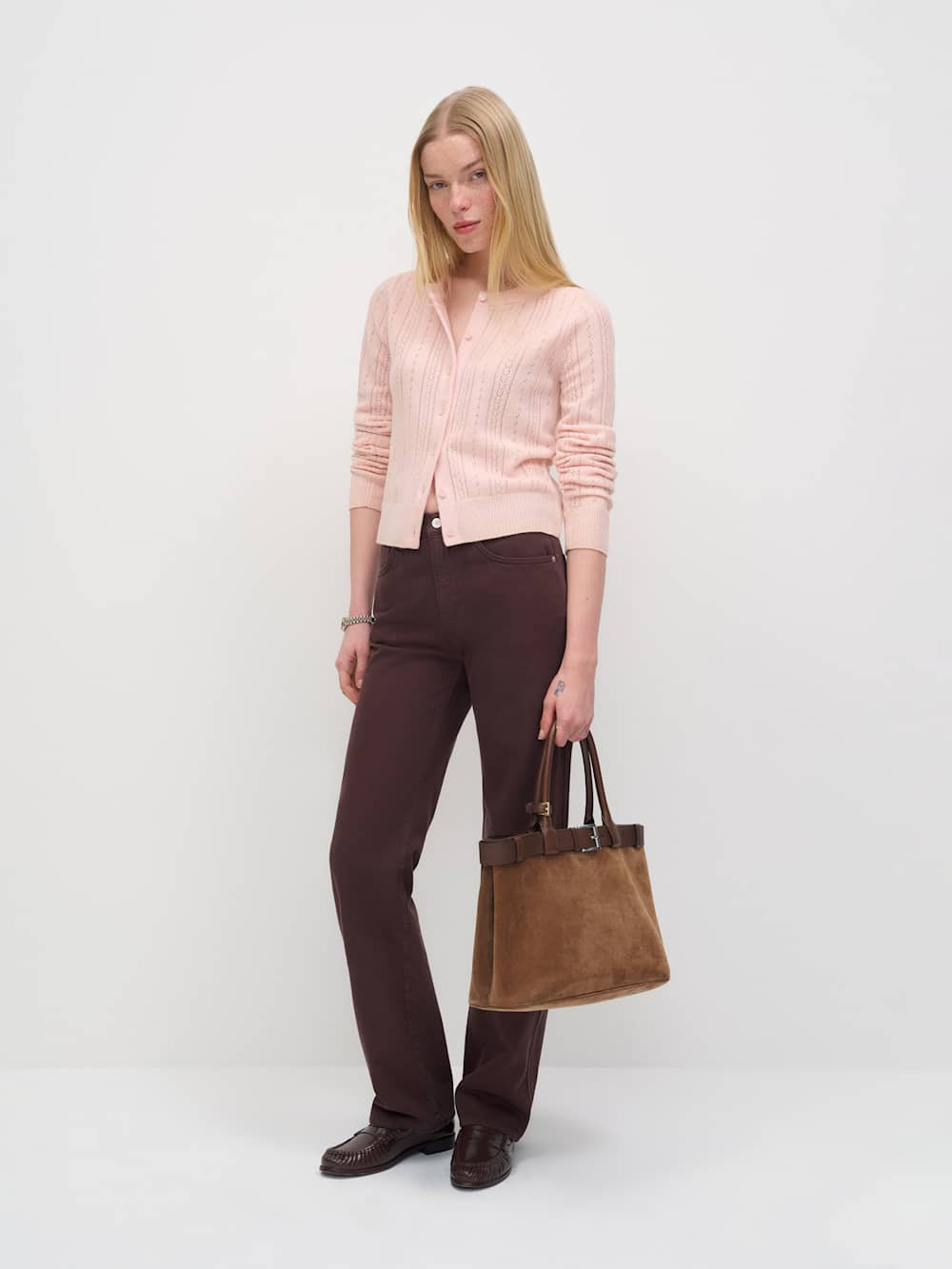 Hannah Crew Cardigan | Reformation (Global)