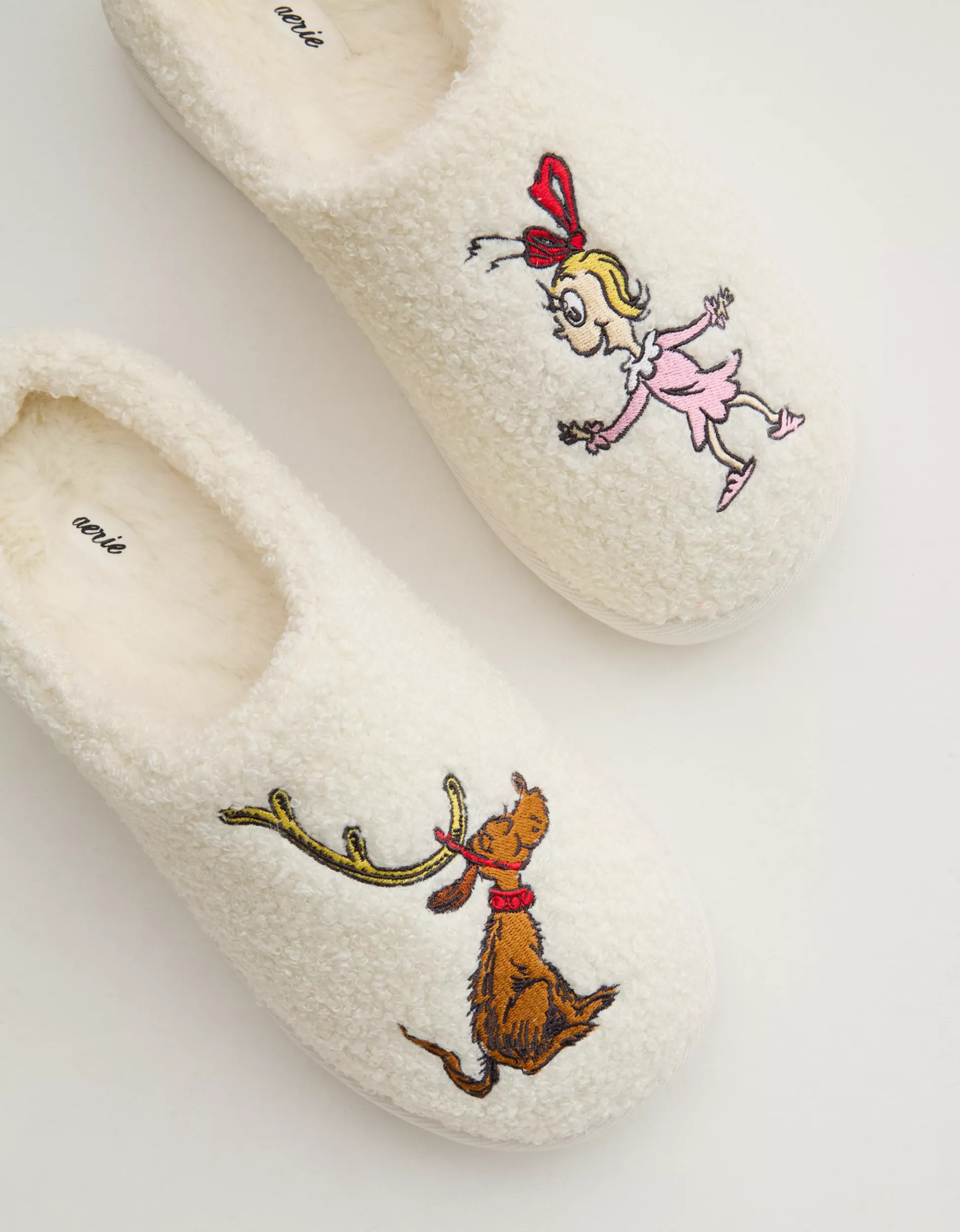 Aerie Sherpa Scuff Slippers | American Eagle Outfitters (US & CA)