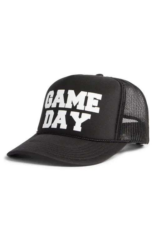Friday Feelin’ Game Day Trucker Hat in Black at Nordstrom | Nordstrom
