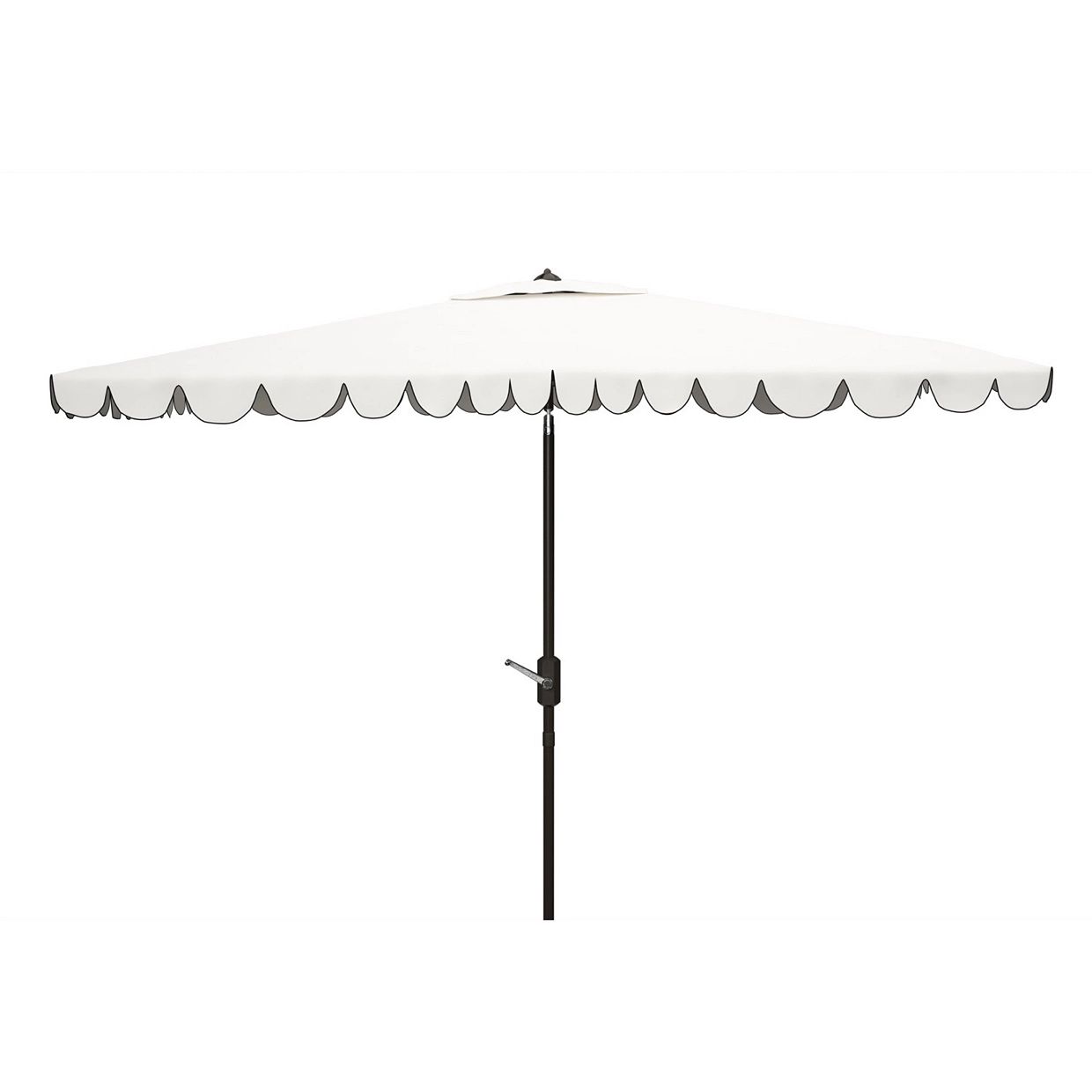Safavieh Venice Rectangular Scallop Crank Umbrella | Kohl's