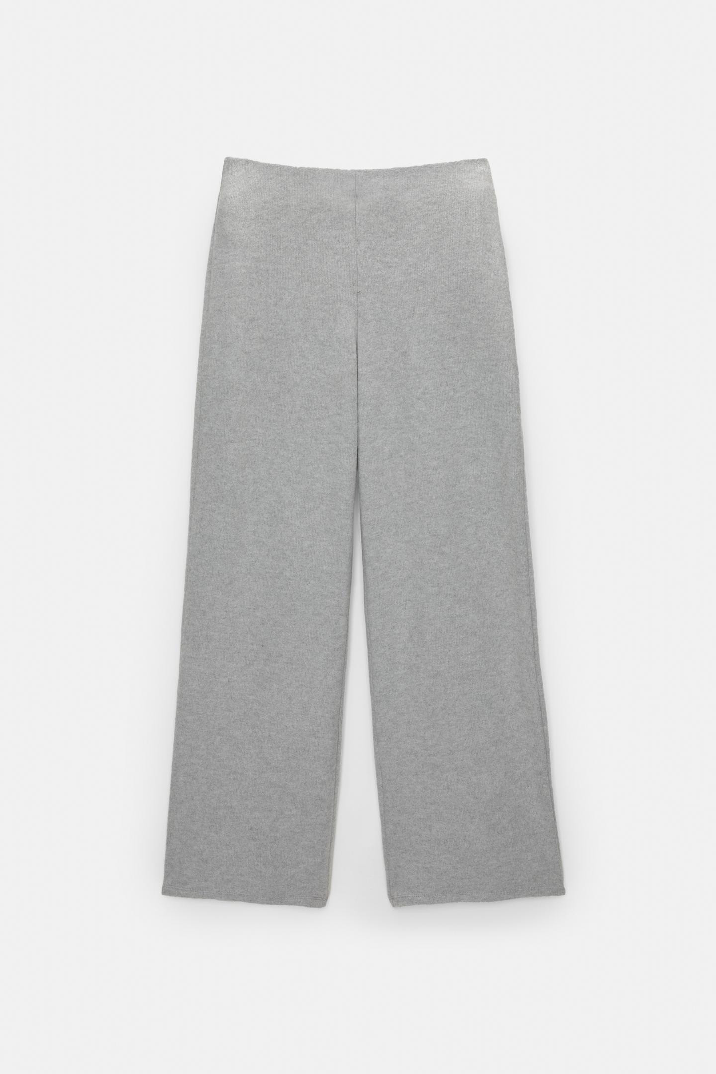 Wide-leg knit trousers | PULL and BEAR UK