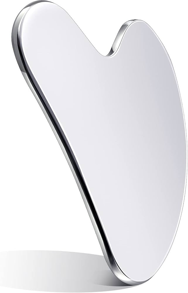 Nuanchu Stainless Steel Gua Sha Facial Tools Guasha Tool for Face Metal Gua Sha Tighten Skin Hear... | Amazon (US)
