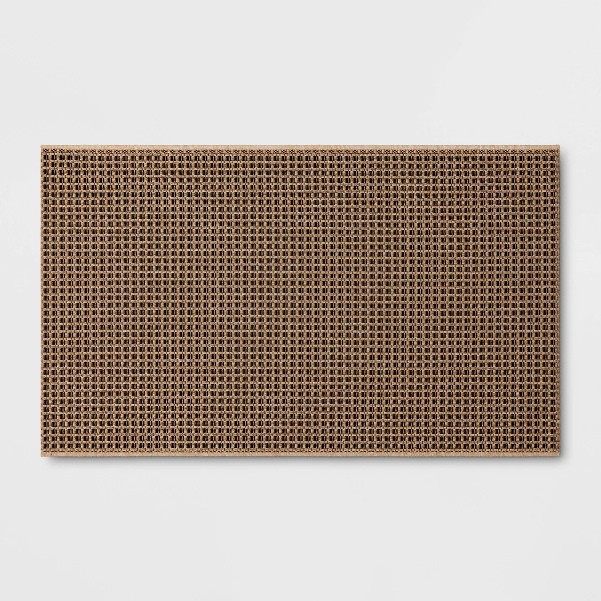 Micro Grid Rectangular Woven Indoor Outdoor Area Rug - Threshold™ | Target