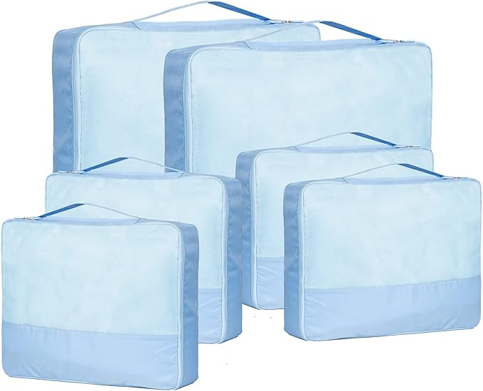 Packing Cubes for Travel Accessories Luggage Organizer Bag Set Clothes Carry on Suitcase Bags | Amazon (US)