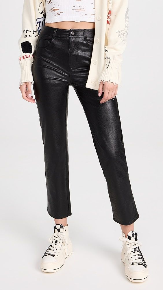PAIGE Stella Faux Leather Jeans | Shopbop | Shopbop