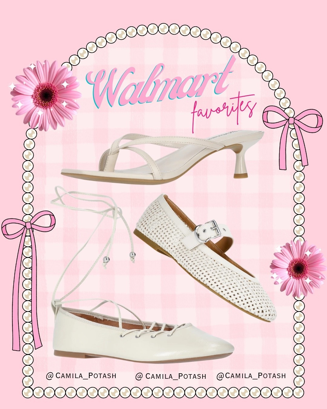 These Walmart shoe finds are giving effortless chic, feminine, and everyday elegance 🤍✨

I’m always on the lookout for shoes that feel polished but still comfortable enough for real life, and these Walmart finds are such good staples for building a versatile wardrobe. They have that minimal, elevated look that works with so many outfits.

🤍 Strappy kitten heel sandals
These are the perfect neutral heels when you want something simple but still sophisticated. The delicate straps and small heel make them easy to wear while still adding a polished touch to dresses, jeans, or tailored outfits.

🤍 Woven Mary Jane flats
These instantly caught my eye. The woven texture gives them a designer-inspired look, and the buckle strap adds that classic Mary Jane style that’s trending right now. They’re perfect for spring outfits, linen pieces, and feminine looks.

🤍 Lace-up ballet flats
Ballet flats are everywhere this season, and this lace-up version adds a romantic twist. They’re soft, versatile, and perfect for casual outfits, dresses, or everyday wear when you want something cute but comfortable.

I love finding affordable pieces that look elevated and timeless, and Walmart has been quietly delivering some really great fashion finds lately.

Everything is linked in my LTK if you want to check them out.


Walmart fashion finds
Walmart shoe finds
Walmart spring shoes
Walmart summer shoes
Walmart ballet flats
lace up ballet flats women
woven Mary Jane flats
Mary Jane flats trend
strappy kitten heels women
neutral summer sandals
affordable fashion Walmart
designer inspired shoes Walmart
spring outfit shoes
summer outfit shoes
minimal style shoes
feminine style shoes
classic wardrobe shoes
trending ballet flats
LTK Walmart finds
budget friendly fashion finds

#LTKSpringSale #LTKSaleAlert #LTKootd
