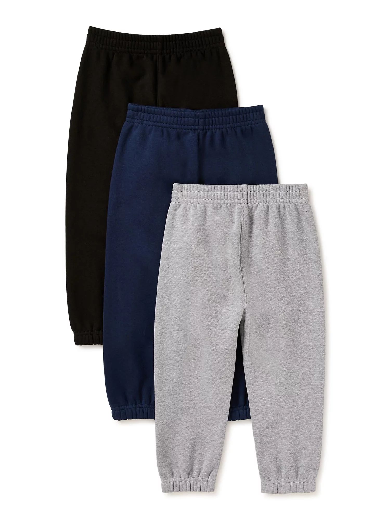 Garanimals Baby Boy & Toddler Boy Fleece Sweatpants Multipack, 3-Pack, 12M-5T | Walmart (US)
