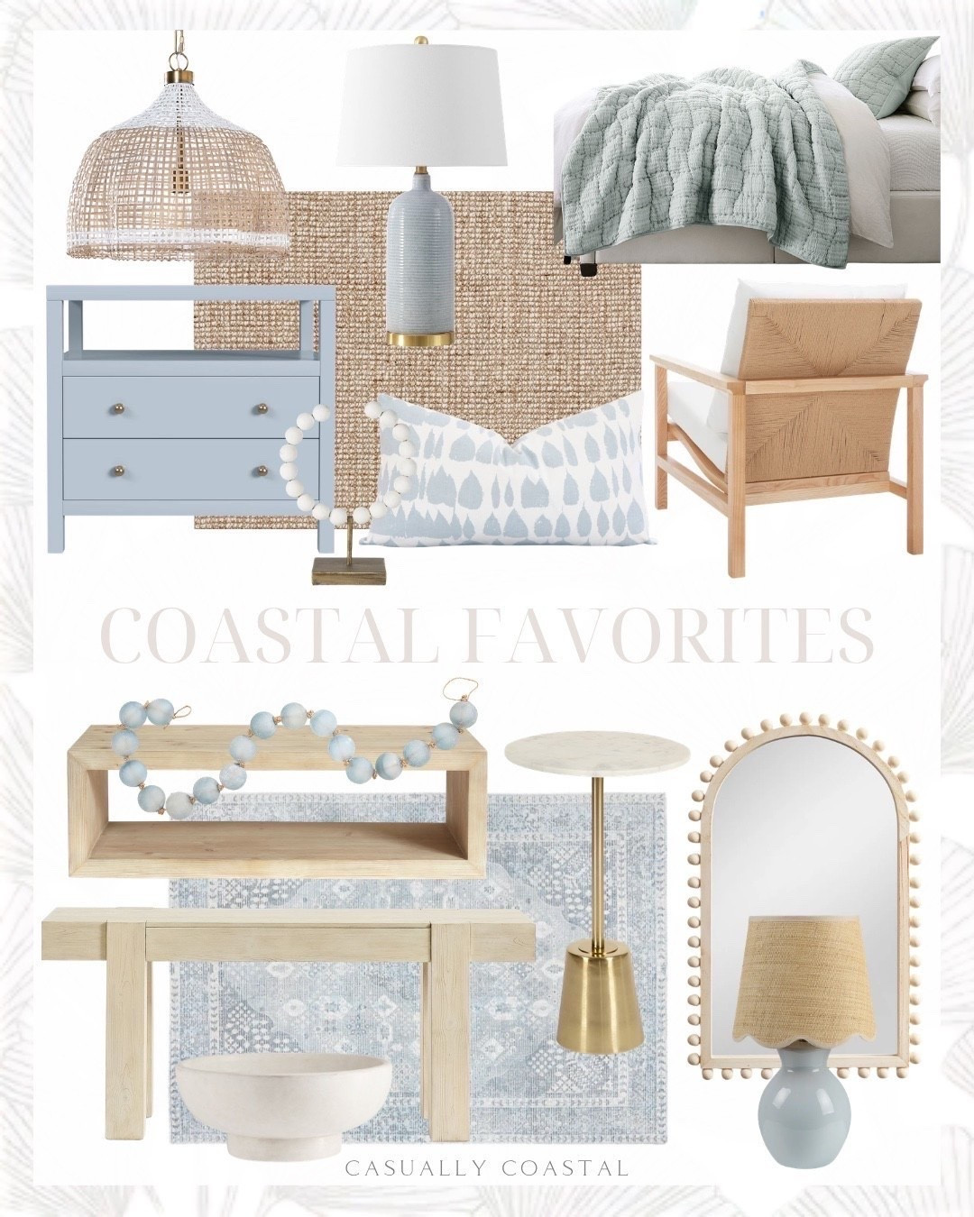 Coastal favorites! 

Coastal home decor, coastal rug, coastal drink table, coastal lamp, coastal accent chair, coastal bedding, coastal mirror, neutral rug, coastal pillow cover, Etsy pillow cover, sky blue and white pillow cover, wayfair rug, blue and white rug, 3x5 rug, 2x3 rug, 5x8 rug, 8x10 rug, rug on sale, console table, 2 drawer nightstand, blue nightstand, woven pendant, wood frame wall mirror, arched mirror, abstract sculpture, wayfair sale, marvel top end table, upholstered armchair, scallop shade lamp, terracotta decorative bowl, coastal bowl, ceramic table lamp, blue lamp, chunky wool jute rug, natural rug, pottery barn rug, cloud quilt, chambray quilt, rectangular coffee table, wood coffee table, oversized sea glass garland

#LTKHome