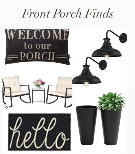 Front porch decor, patio decor 

#LTKSeasonal #LTKhome #LTKstyletip