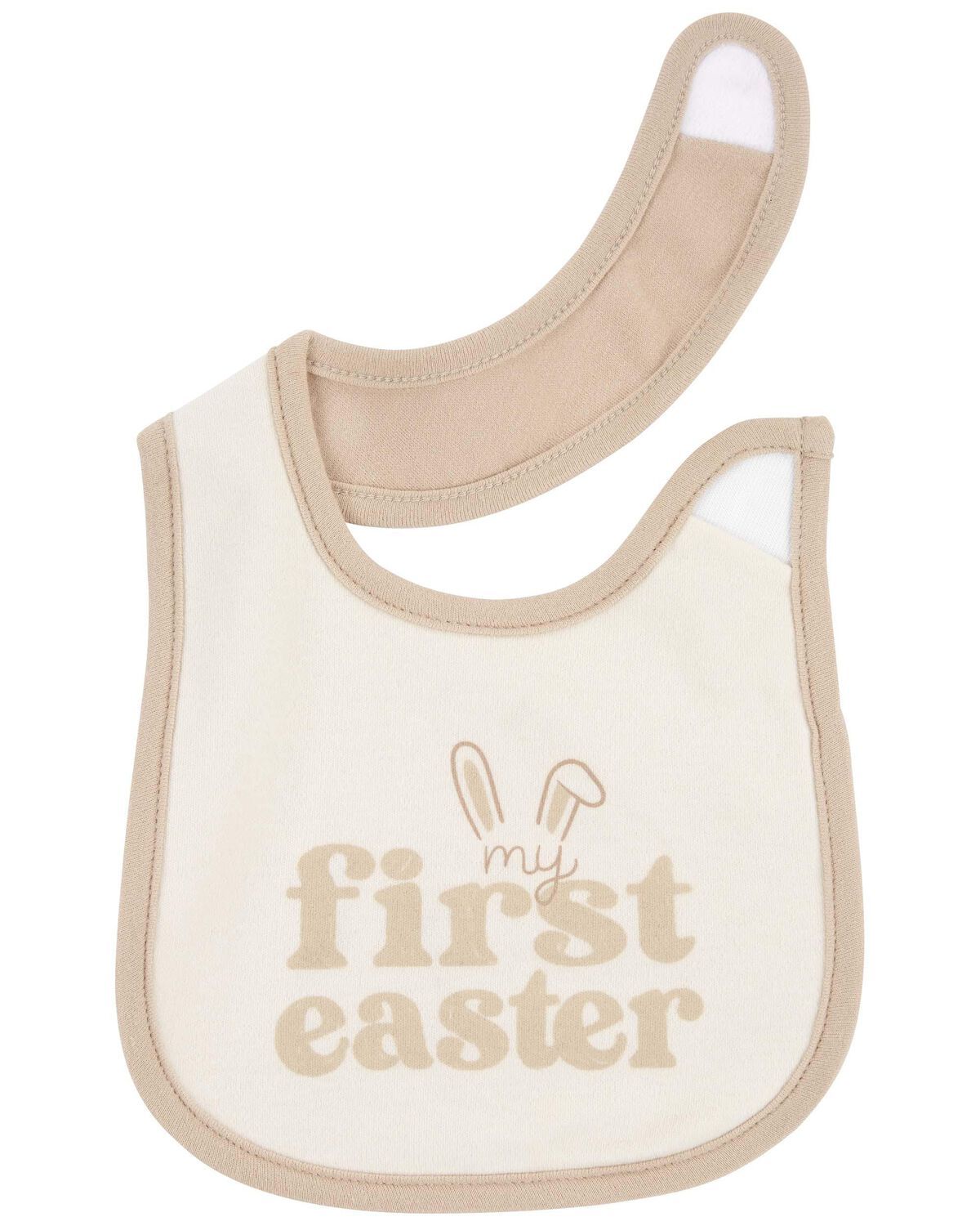 Ivory Baby First Easter Teething Bib | carters.com | Carter's