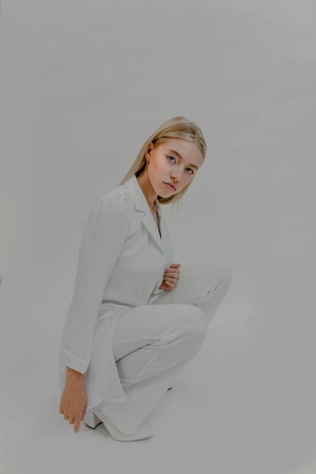 White power suit moment! Wearing size small in both the blazer and pants. 

#LTKunder100 #LTKFind #LTKstyletip