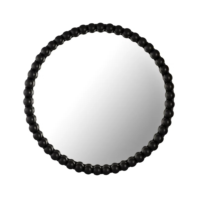 Weigle Wood Flat Wall Mirror | Wayfair North America
