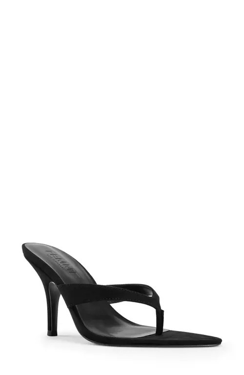 FEMME LA Tokyo Pointed Toe Sandal in Black at Nordstrom, Size 11Us | Nordstrom
