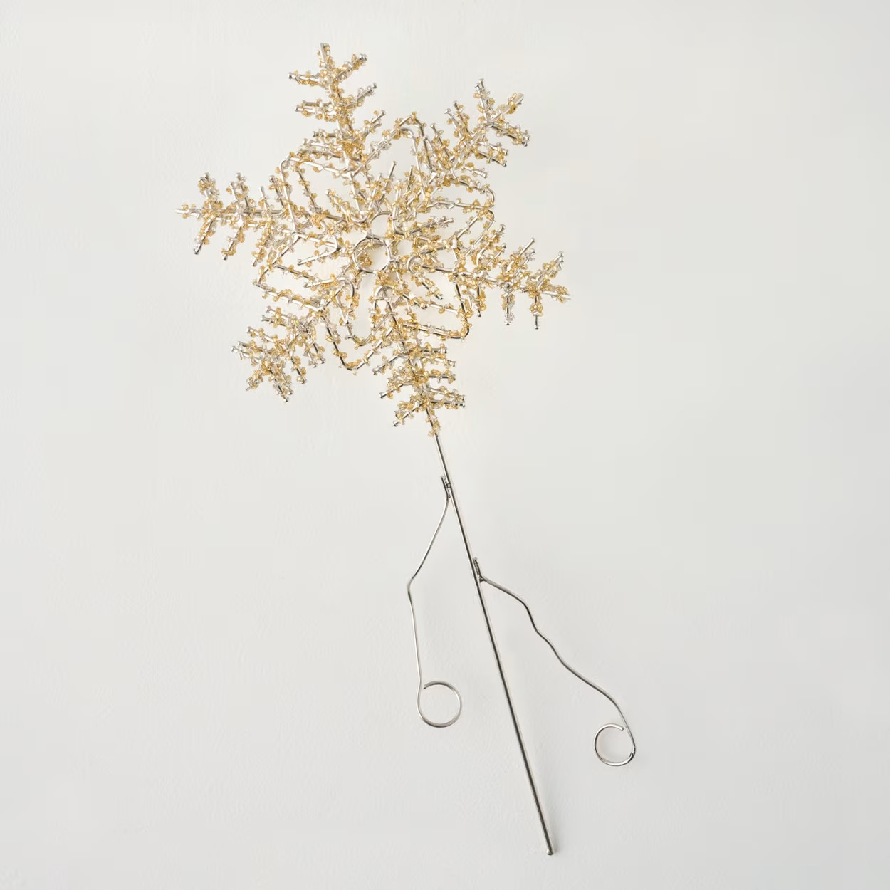 Beaded Snowflake Tree Topper | Magnolia