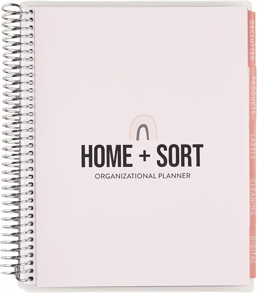 Erin Condren 7x9 Home Organization Planner | Learn to Tidy, Organize, & Clean| 124 Pages, 80 lb. ... | Amazon (US)