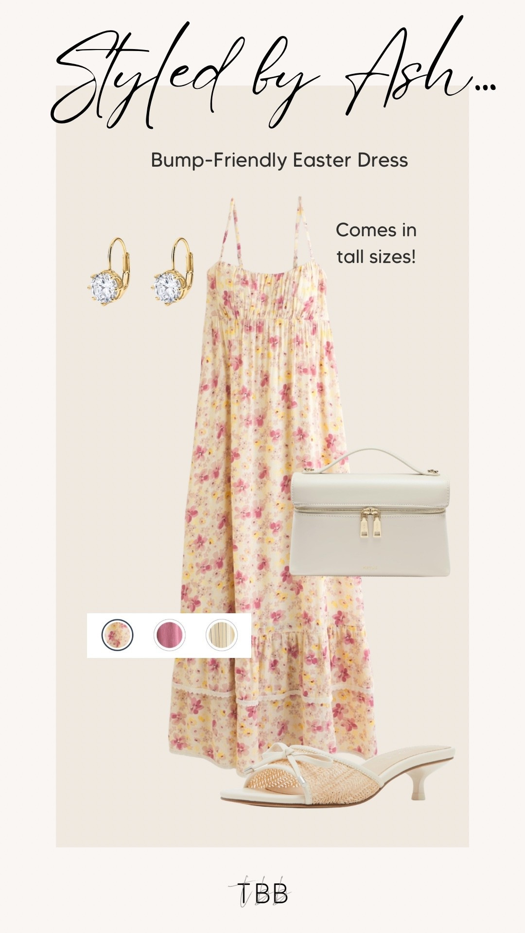 Loving this bump-friendly @abercrombie dress! Perfect for Easter 🐣 

#LTKTall #LTKBump #LTKSeasonal