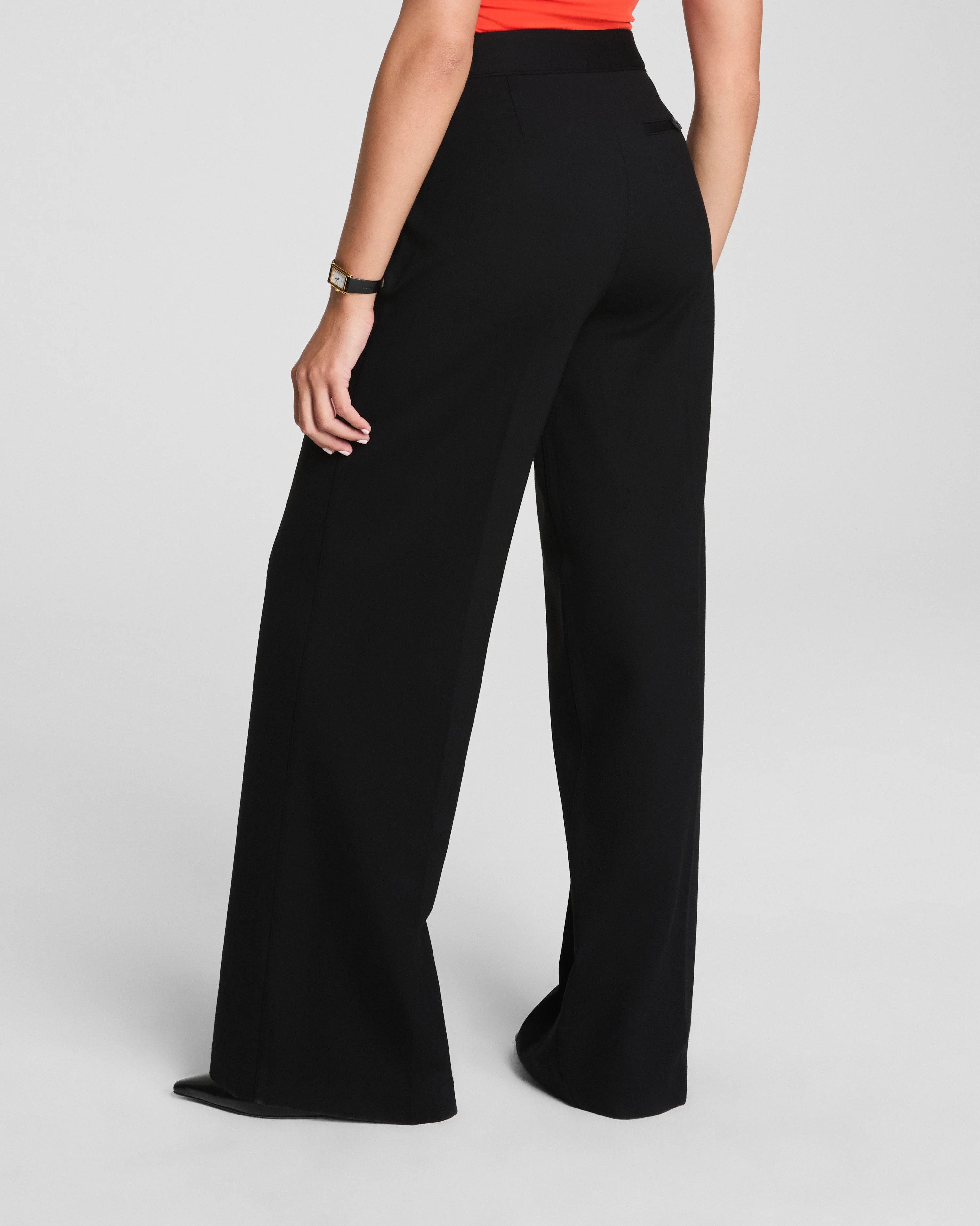 Wide Leg Ponte Pants with Targeted Compression | SPANX | Spanx Canada