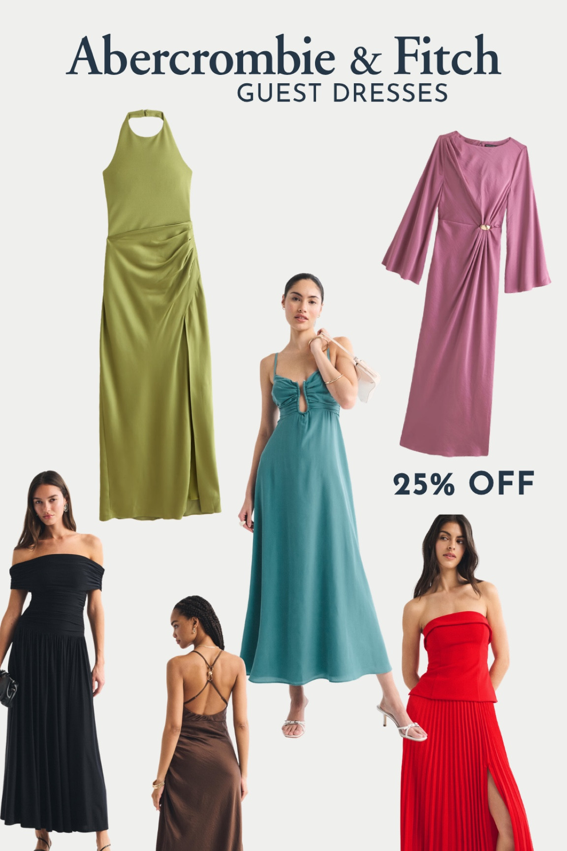 Abercrombie & Fitch SALE! Here are the best wedding guest dresses! 