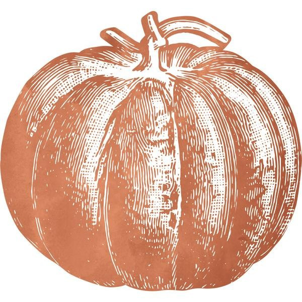 Die Cut Pumpkin Placemat-12 Sheets | Waiting On Martha