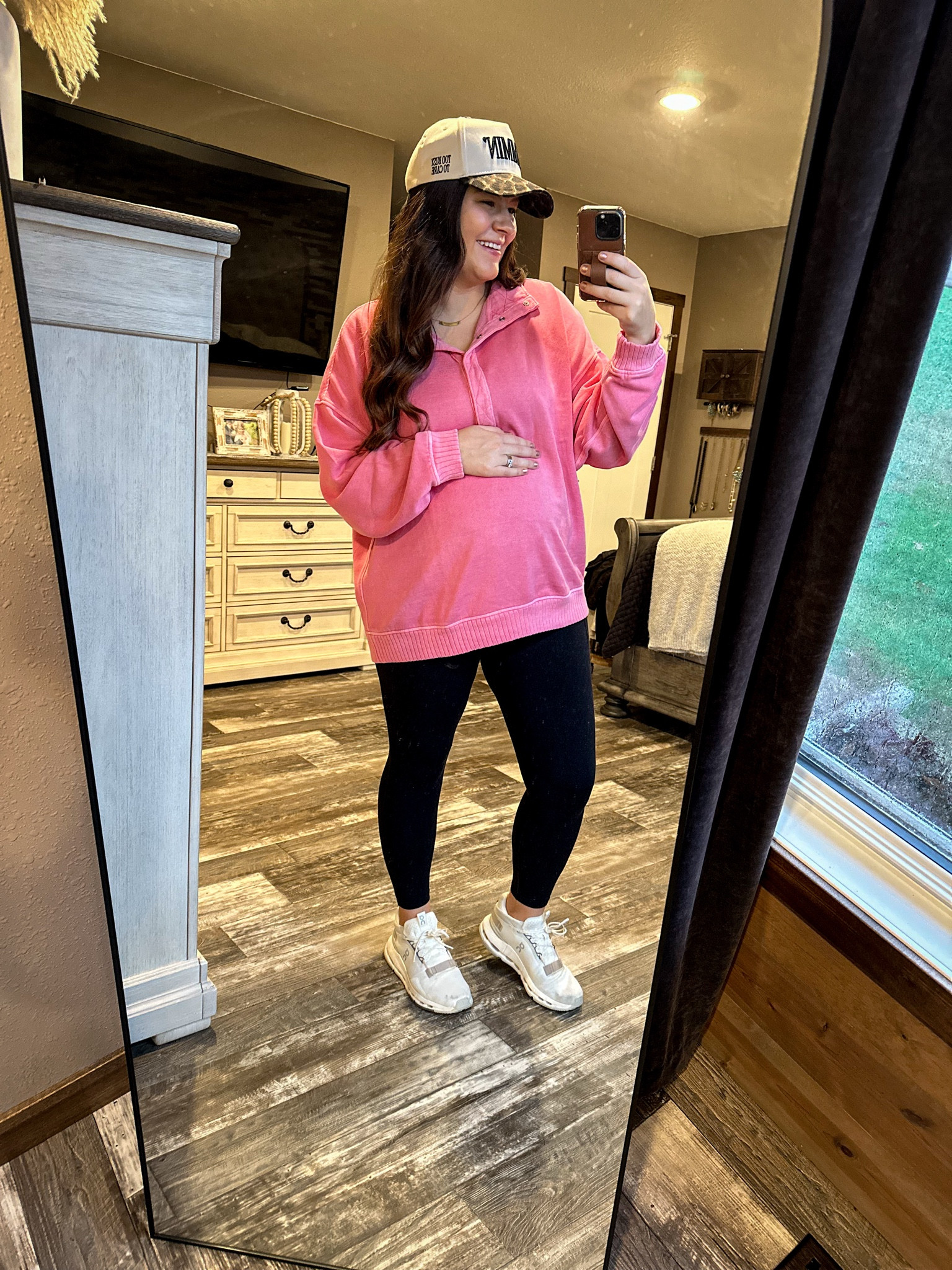 Just got a new order in from Aerie and so much of it is on sale! Obsessing over this sweater. Going to need to order it in more colors. I’m in a large to accommodate the bump,  but could definitely do a medium! Also wearing a large in the leggings! 

#mommin #bumpstyle #athleuisure #maternity # pregnant #aerie #sale

#LTKMidsize #LTKSaleAlert #LTKStyleTip