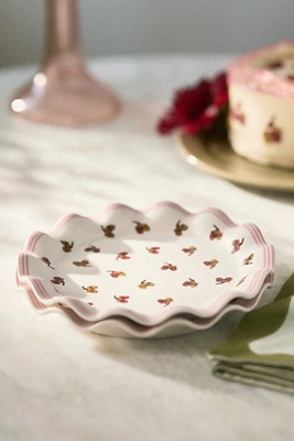 Georgie Stoneware Dessert Plate | Anthropologie (US)