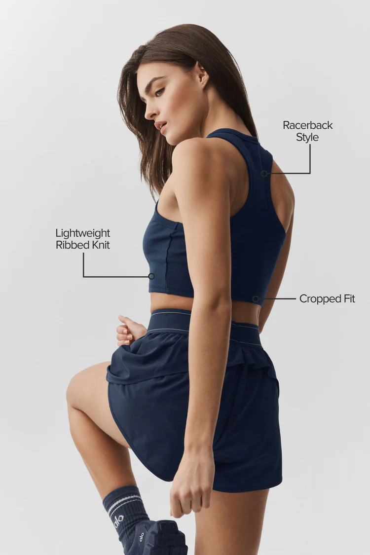 Aspire Tank - Navy/White | Alo Yoga (US)