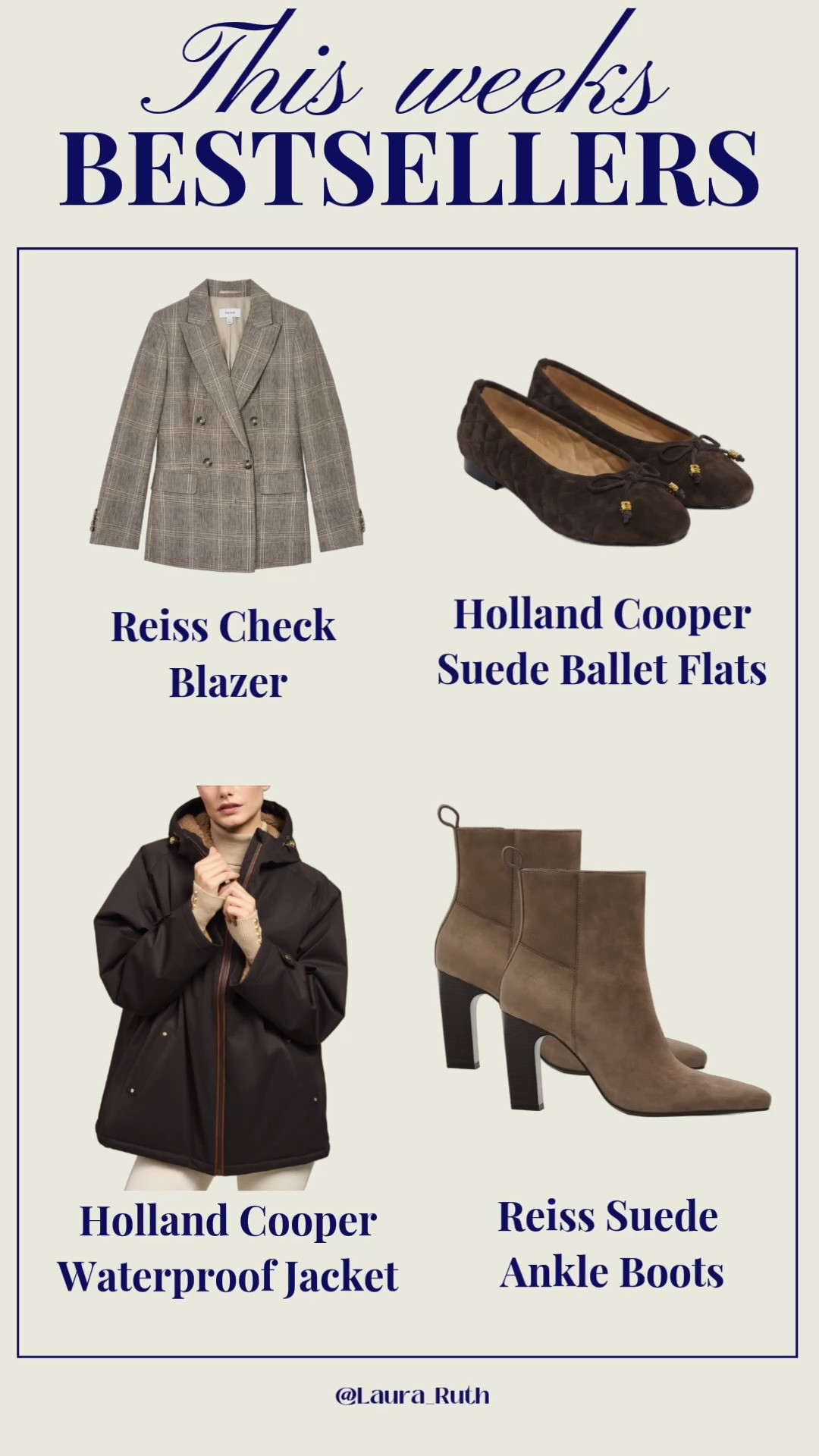 Your weekly favourites and bestsellers, classic, timeless Autumn staples. 🍂🤎  autumn accessories, waterproof coat 

 #LTKuk #LTKautumn #LTKshoes