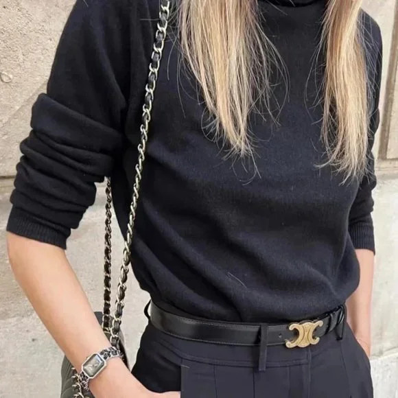 Celine Medium Triomphe Belt Size 85-New | Poshmark