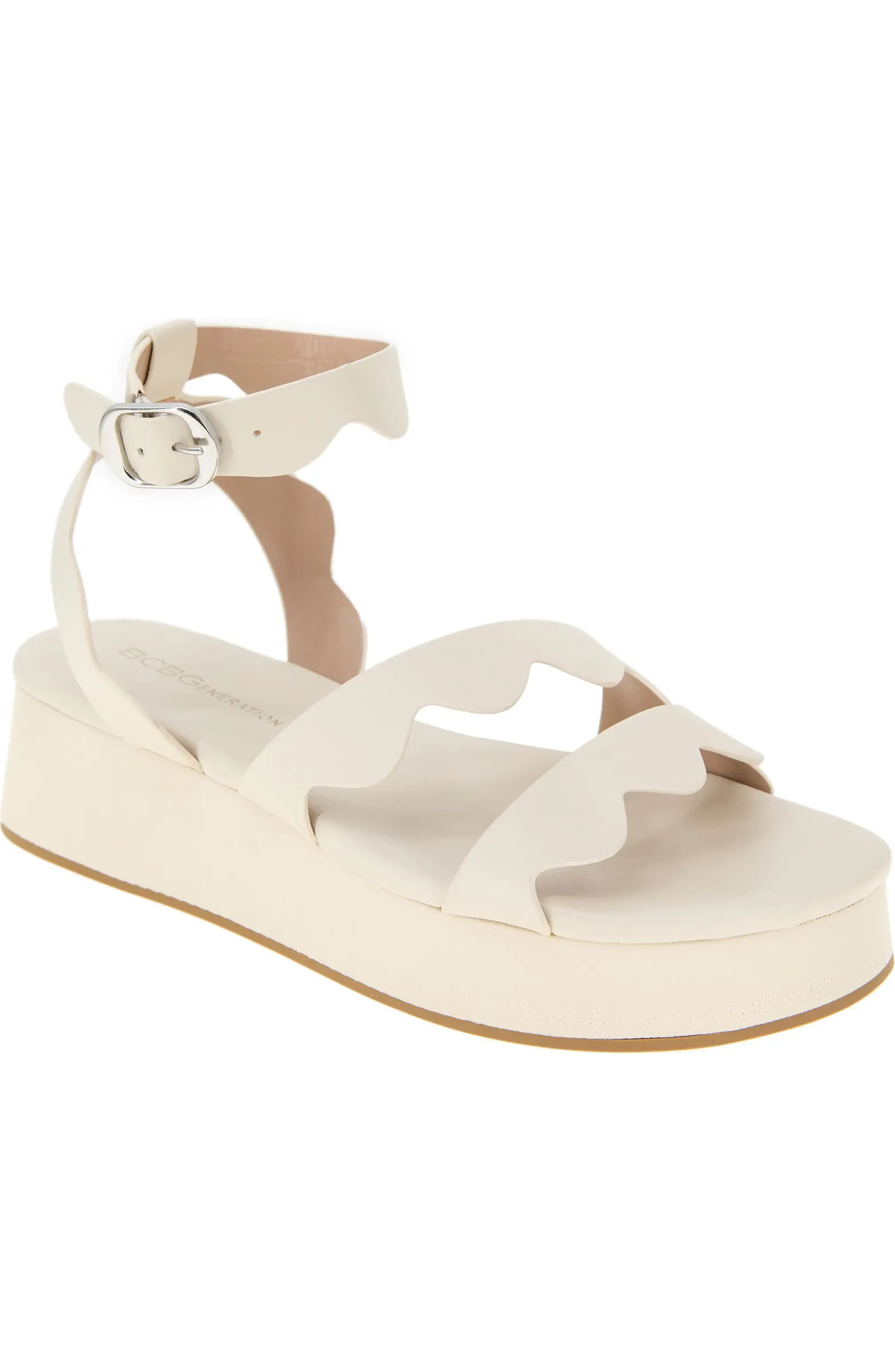 BCBGeneration Faye Strappy Platform Sandal (Women) | Nordstrom | Nordstrom