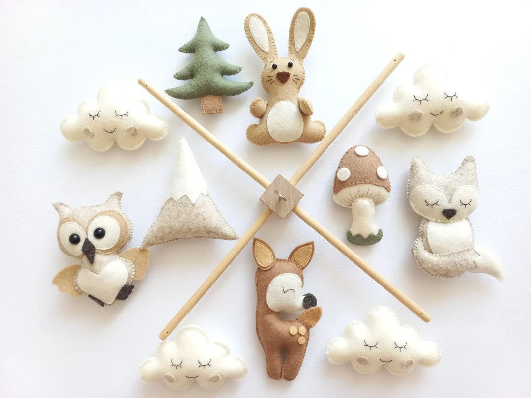 Baby Mobile forest Animals. Baby Mobile Baby - Etsy | Etsy (US)